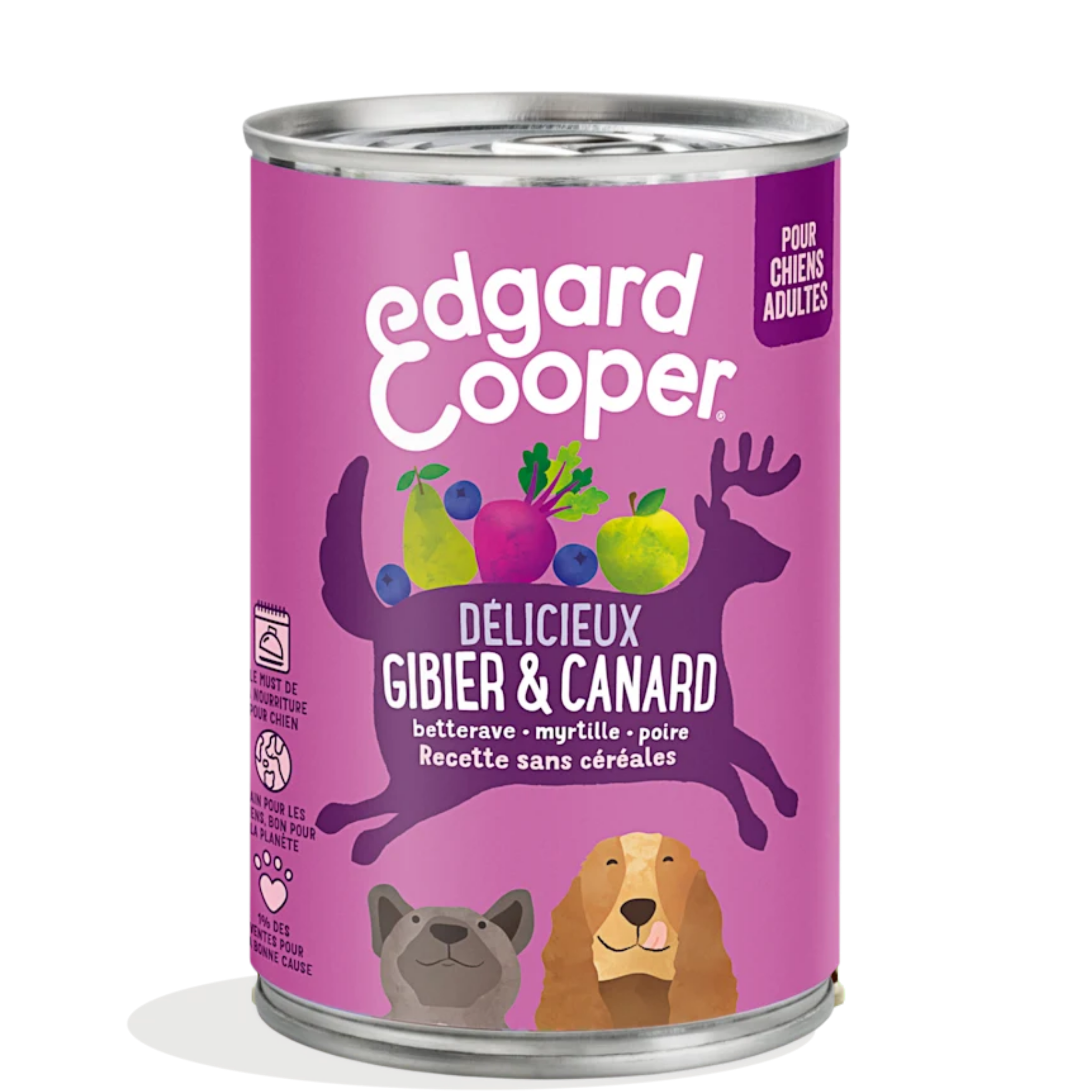 Edgard & Cooper Gibier et canard - 400G