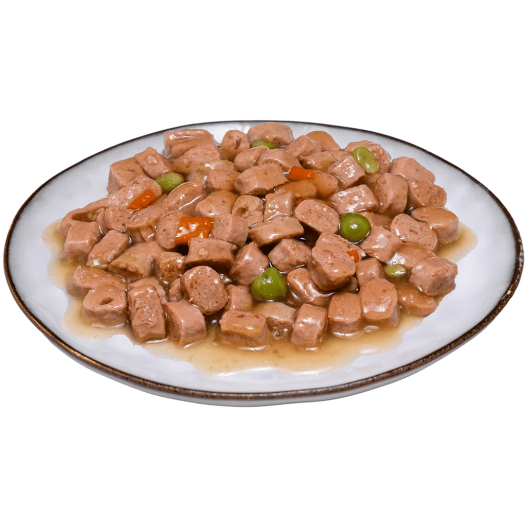 EQUILIBRE & INSTINCT Emincés pour chat au boeuf légumes BIO 100g