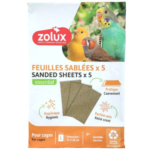 Feuille Sablée 43x28cm Lot de 5