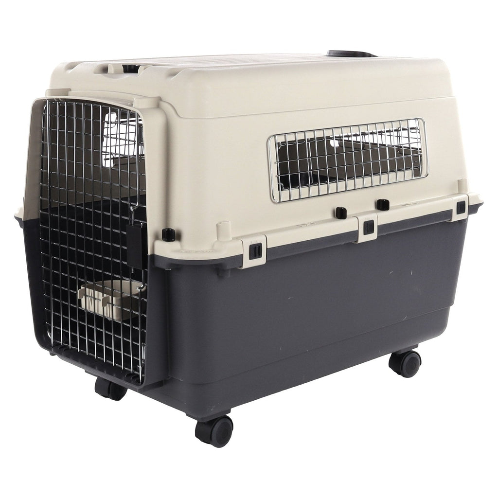 FLAMINGO Caisse de Transport Nomad L pour Chien 57x80x59,5cm Gris Foncé