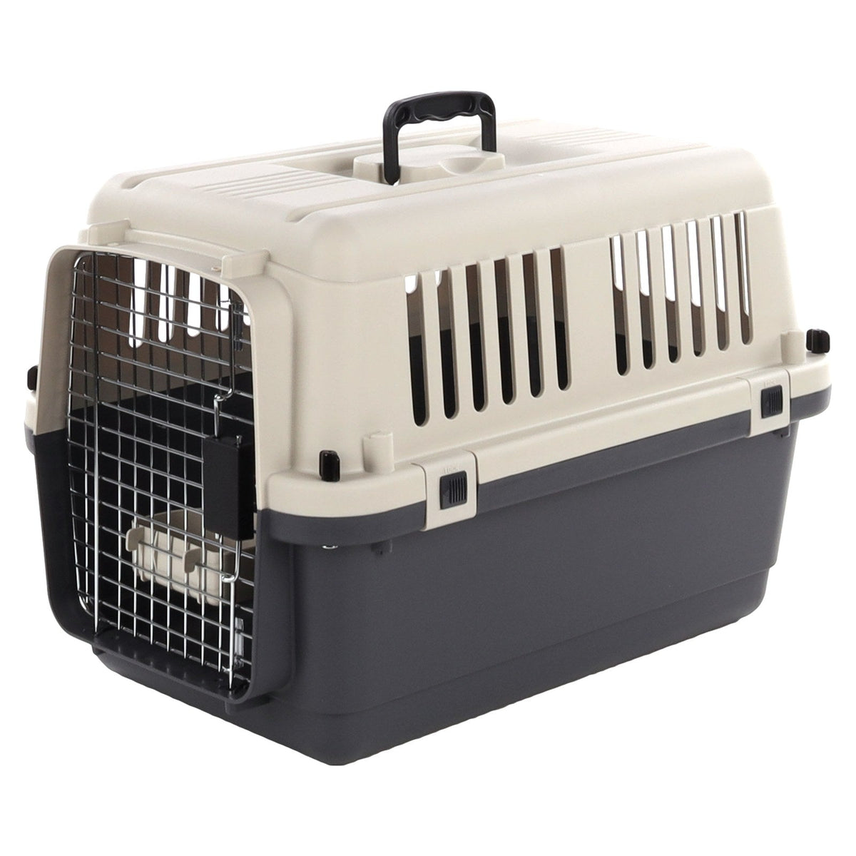 FLAMINGO Caisse de Transport Nomad S pour Chien et Chat 40x61x41cm Gris Foncé