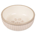 FLAMINGO Mylo Gamelle en Céramique pour Chat Beige et Blanc 360ml 13,5cm