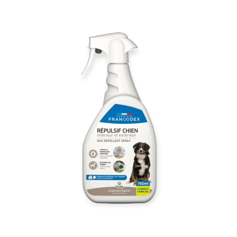 FRANCODEX Répulsif Extérieur Chien 750ml