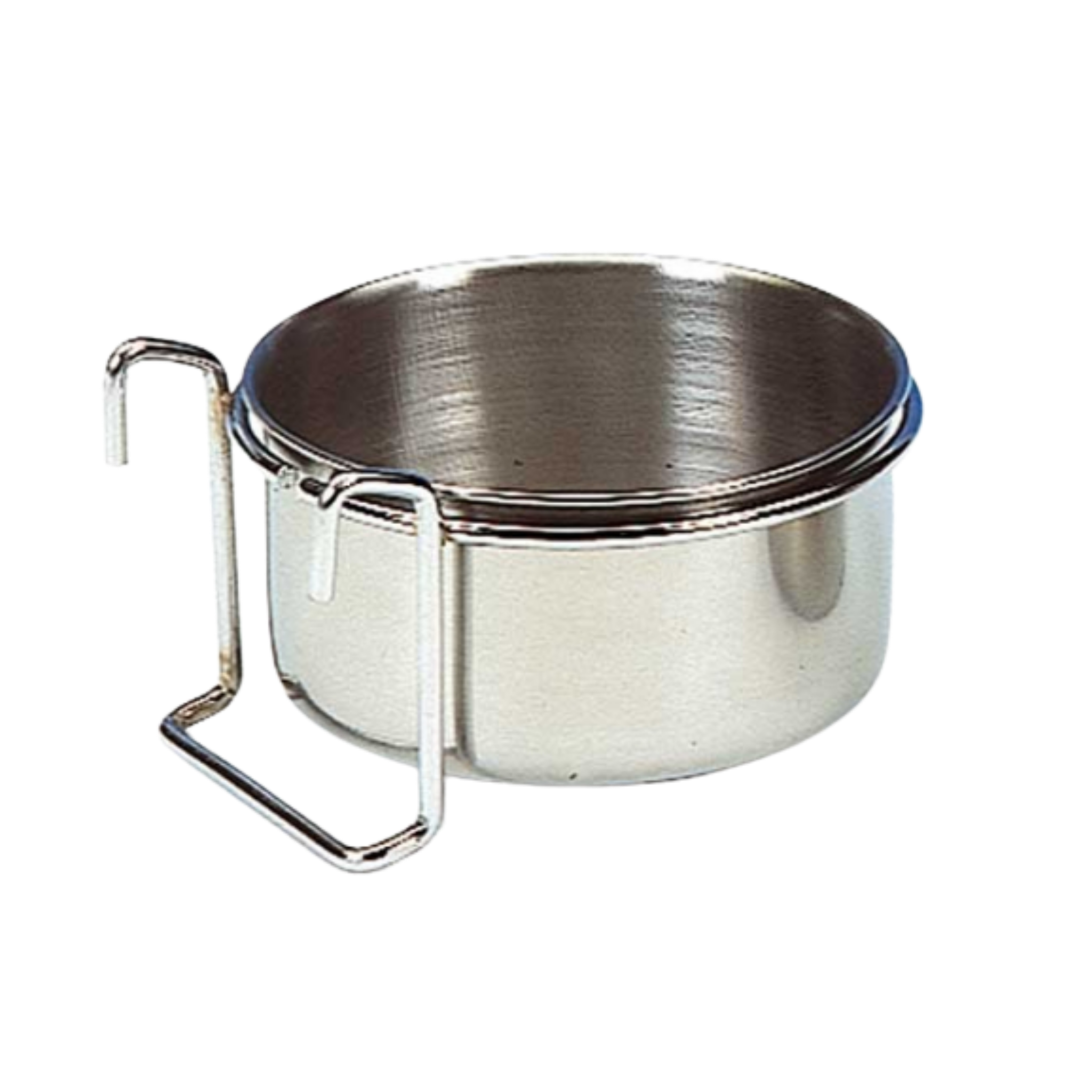 Mangeoire Inox 12cm pour Oiseaux avec Fixation