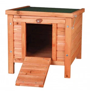TRIXIE Clapier Natura Habitat pour Rongeurs XL avec Cour Extérieure 135x115x112 cm Brun