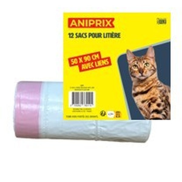 MON AMI LUKI Sacs à Litière avec Liens 50 x 90 cm Lot de 12