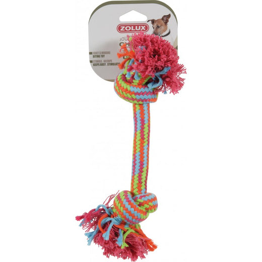 ZOLUX Jouet Corde 2 Nœuds Multicolore 30cm