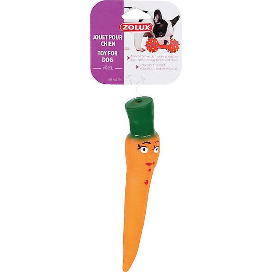 ZOLUX Jouet Carotte Vinyl 21cm pour Chien