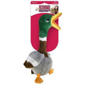 KONG Shakers Honkers Jouet pour chien Peluche à secouer avec couineur et cou texturé
