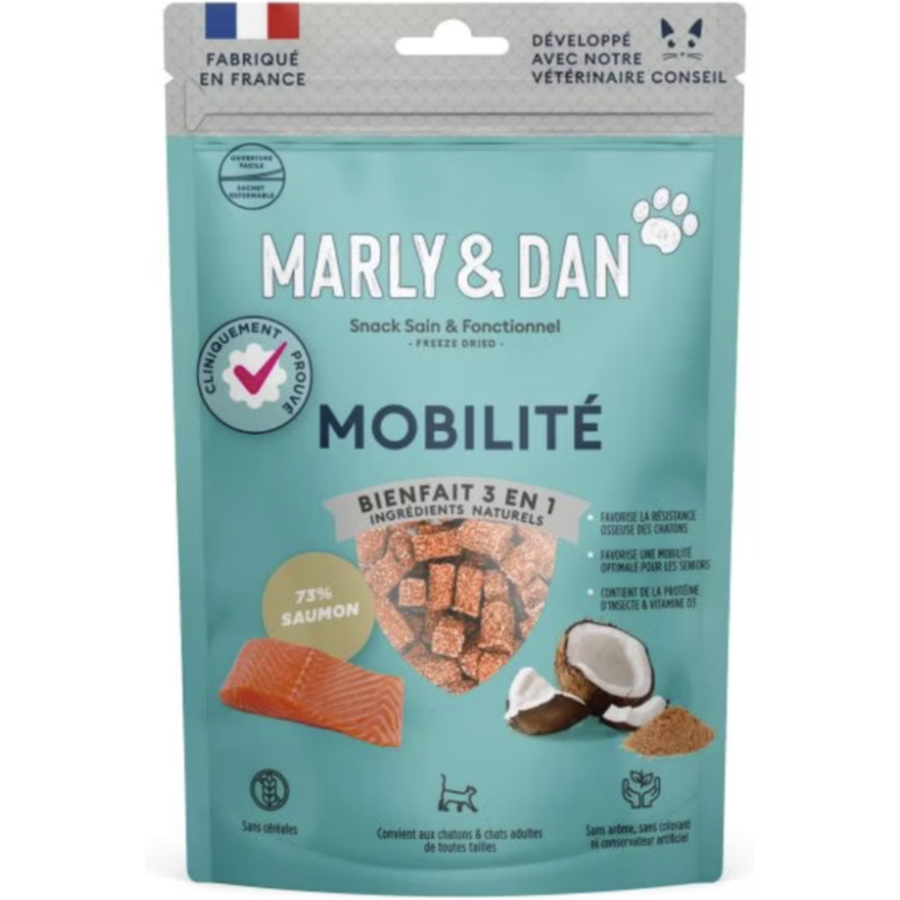 Freeze Dried Mobilité – Saumon, Coco & Insectes (50 g)