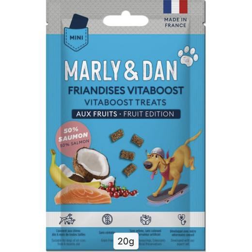 Vitaboost Fruits & Saumon – Format Poche (20 g)