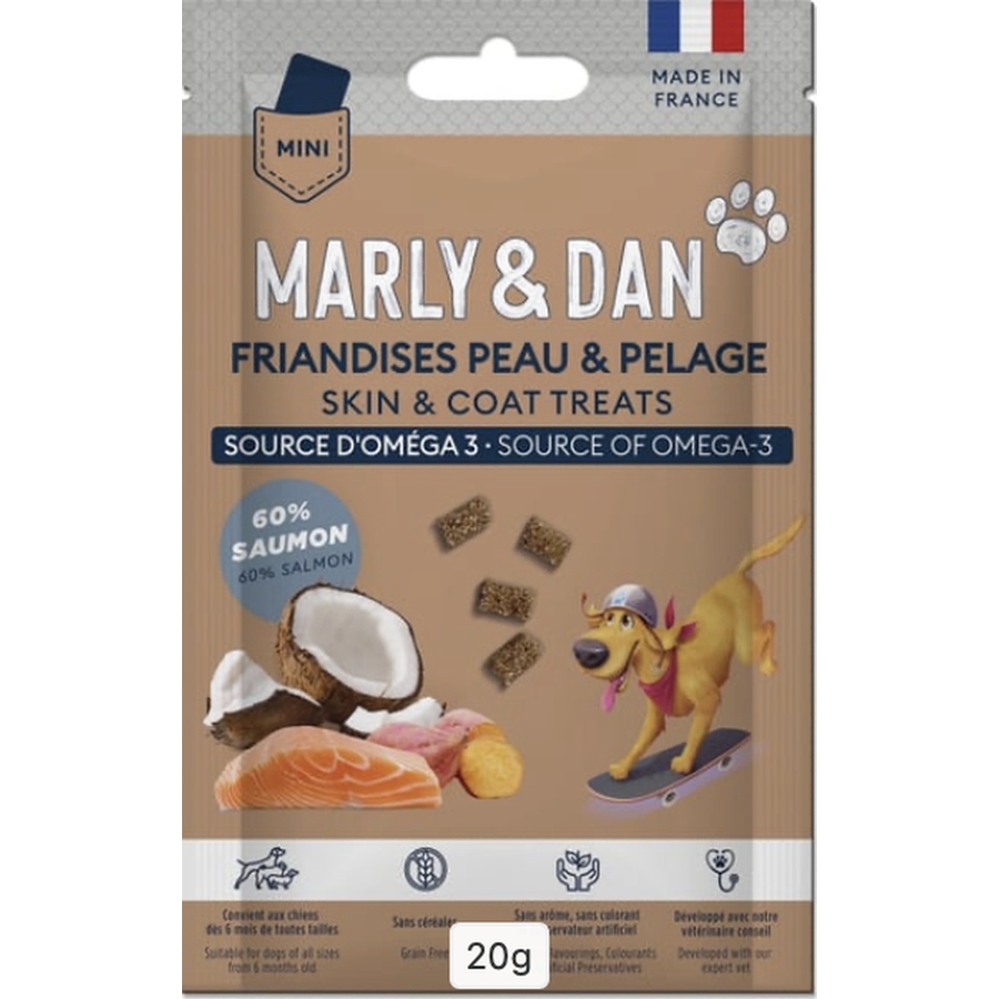Peau & Pelage – Saumon, Coco & Patate Douce (20 g)