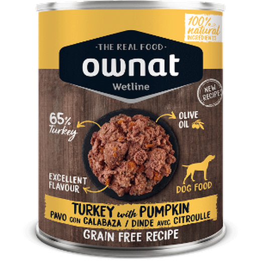 OWNAT Wetline Dog Turkey & Pumpkin 400g