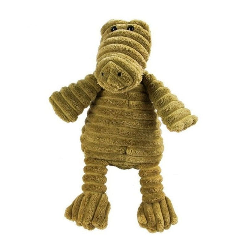 Jouet peluche crocodile pour chien