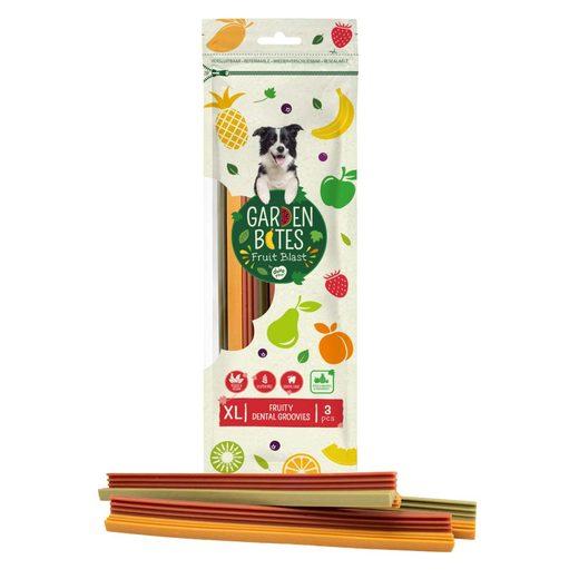 LAROY Garden Bites Groovies XL Patate Douce Friandises Dentaires Chien XL