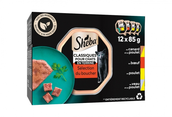 SHEBA Terrine Sélection du Boucher 12x85g