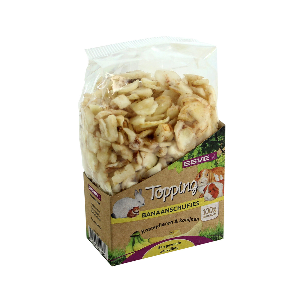 ESVE Bonbon Rongeurs Bananes Friandise Naturelle 125g