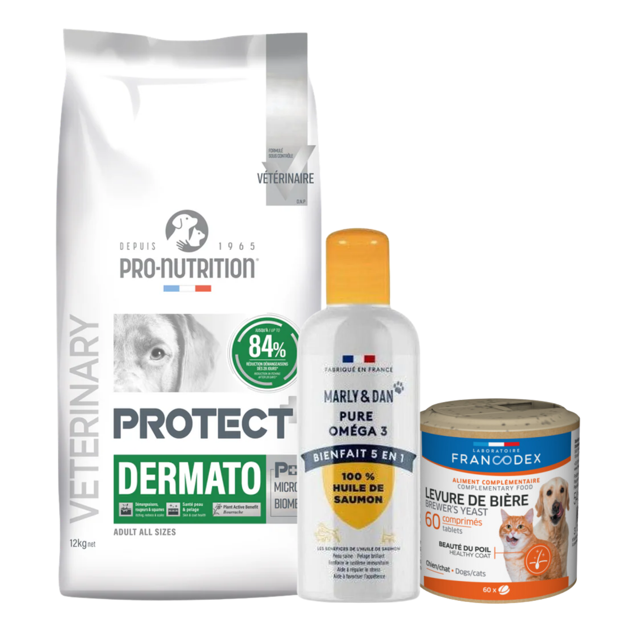 Malin Pack protect dermato 12Kg - Pack peau saine