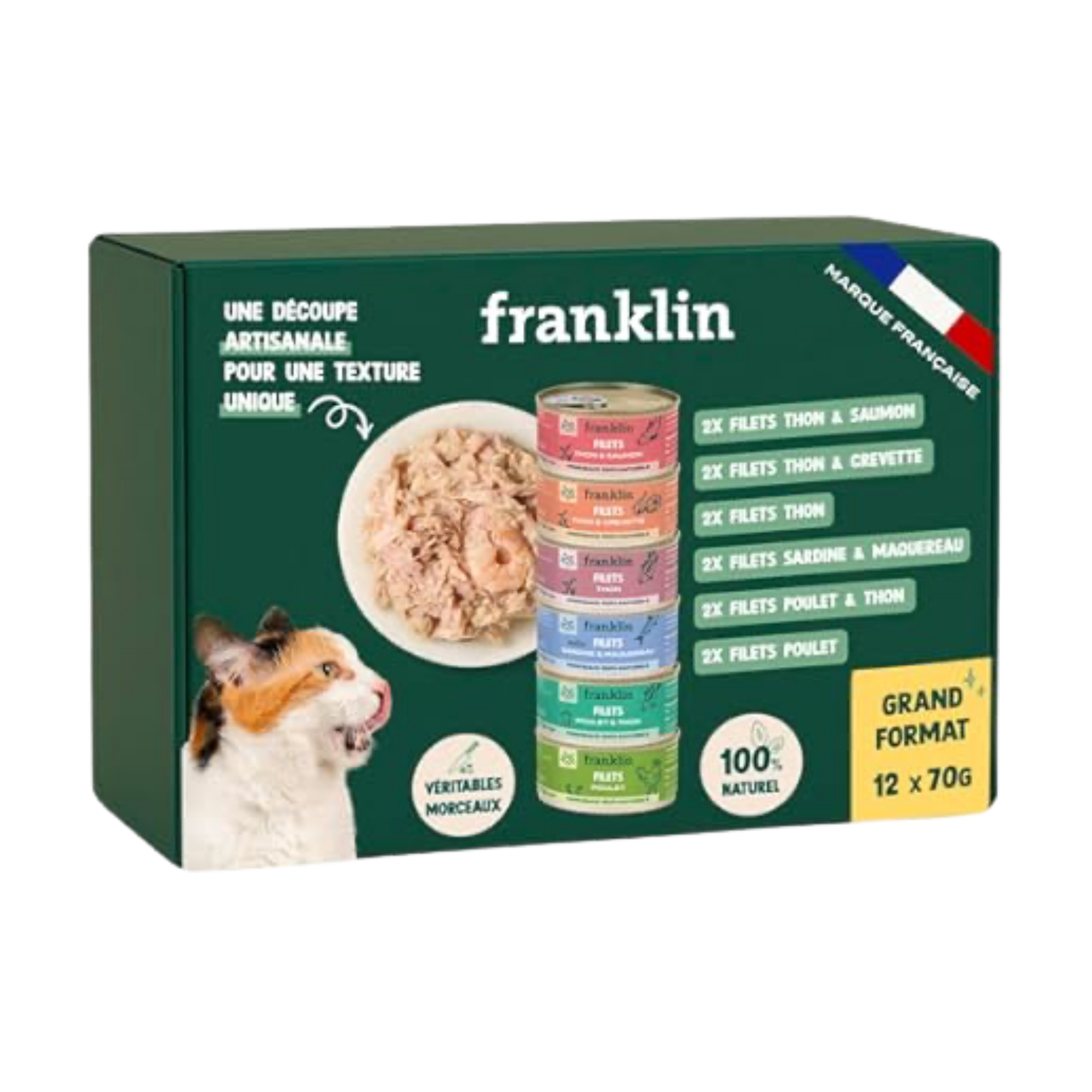 Adulte Bouchées en Sauce Multipack 4 Saveurs Poulet Poisson Blanc Boeuf Saumon Crevettes 4x85g