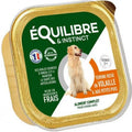 EQUILIBRE & INSTINCT Terrine pour chien âgé riche en volaille et petits pois 300g