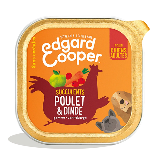 Edgard & Cooper barquette poulet dinde