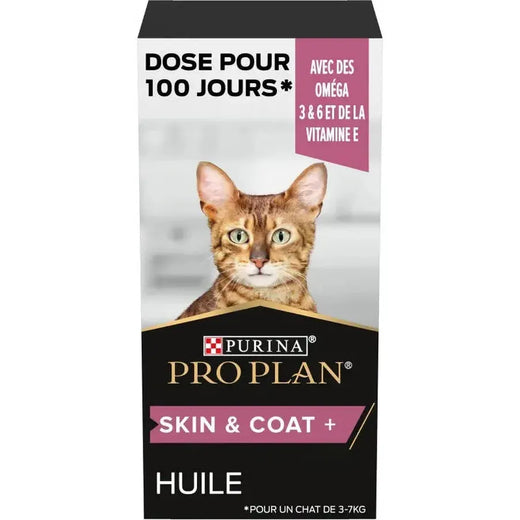 Skin & Coat+ Chat Huile Complément Alimentaire Oméga 3 et 6