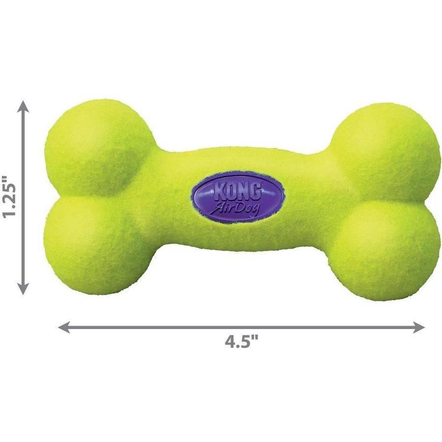 KONG – Jouet AirDog donut avec couineur pour chien – Taille S