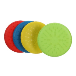 Jouet Frisbee pour Chien Multicolore Jaune Rouge Bleu Vert 23cm 90g