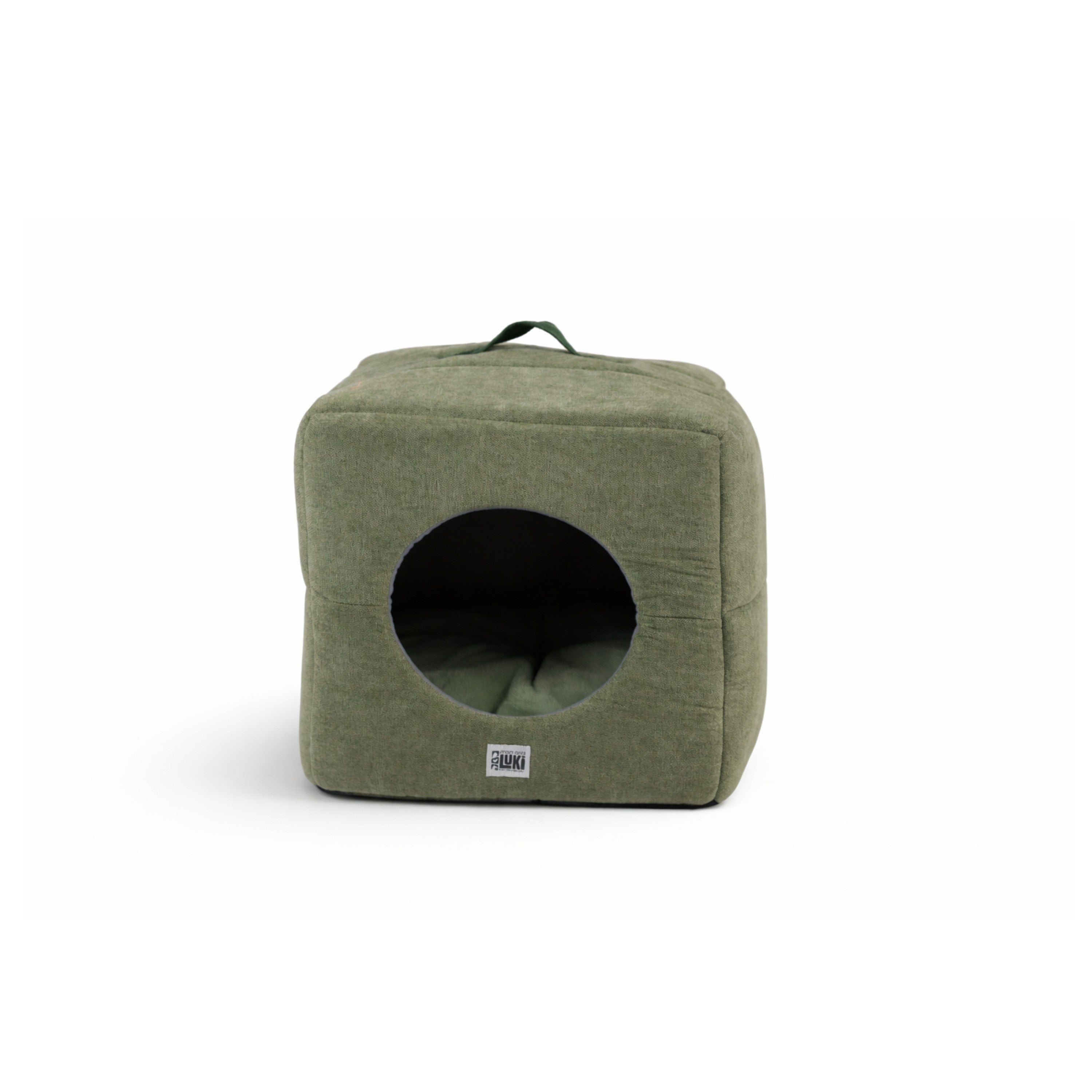 Refuge Cube Antidérapant Vert 40x40x40cm