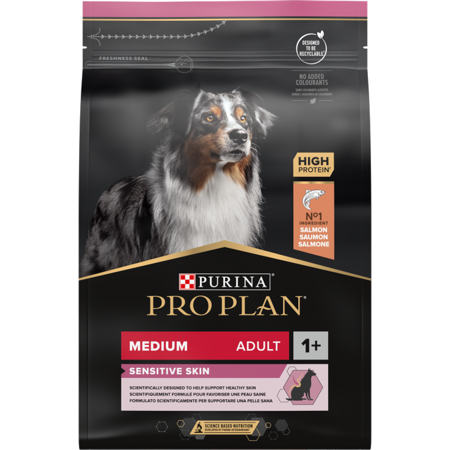 Medium Adult Sensitive Skin Riche en Saumon de Haute Qualité