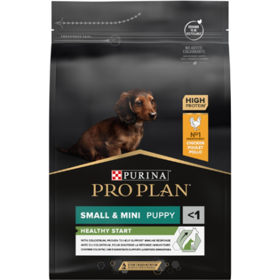 PURINA PRO PLAN SMALL & MINI - PUPPY riche en poulet de haute qualité 3kg