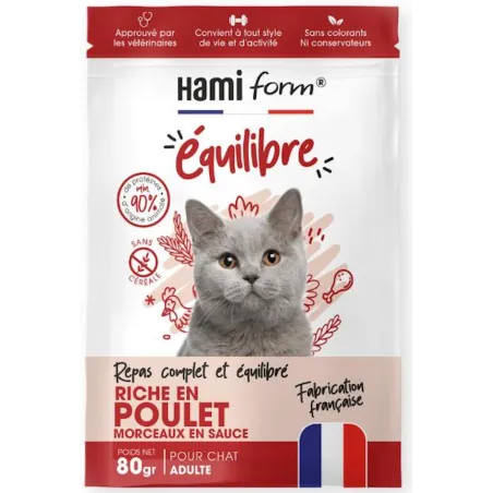 HAMIFORM Pack Complet Poulet Chat Senior 10x80g