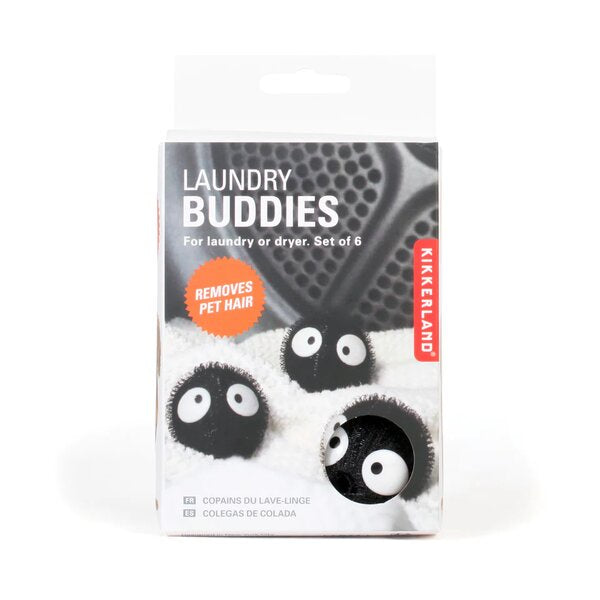 KIKKERLAND Cat Dryer Buddies Boules de Lessive en Laine pour Sèche-Linge Chat Lot de 4