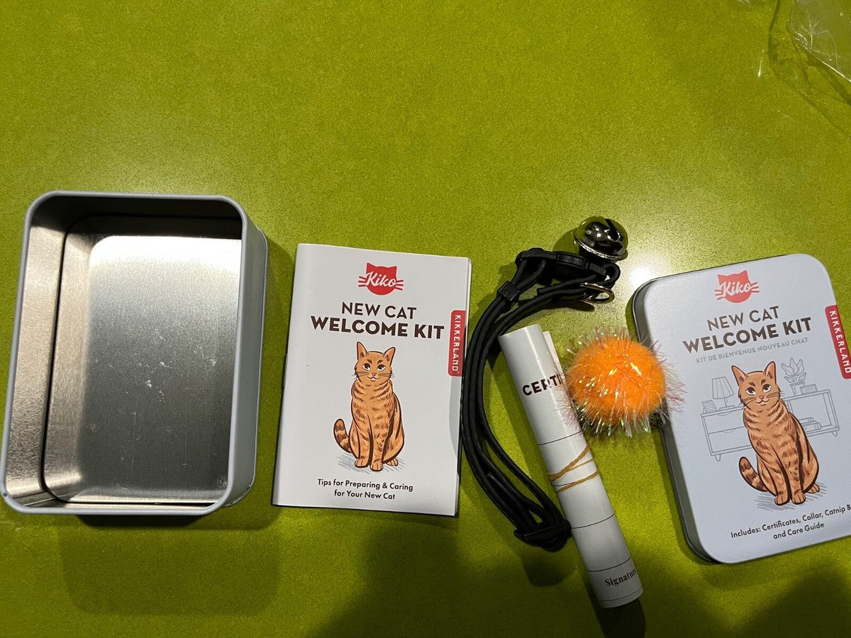 KIKKERLAND Kiko New Cat Welcome Kit Kit d'accueil pour chaton