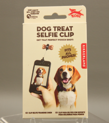 KIKKERLAND Dog Treat Selfie Clip pour Chien