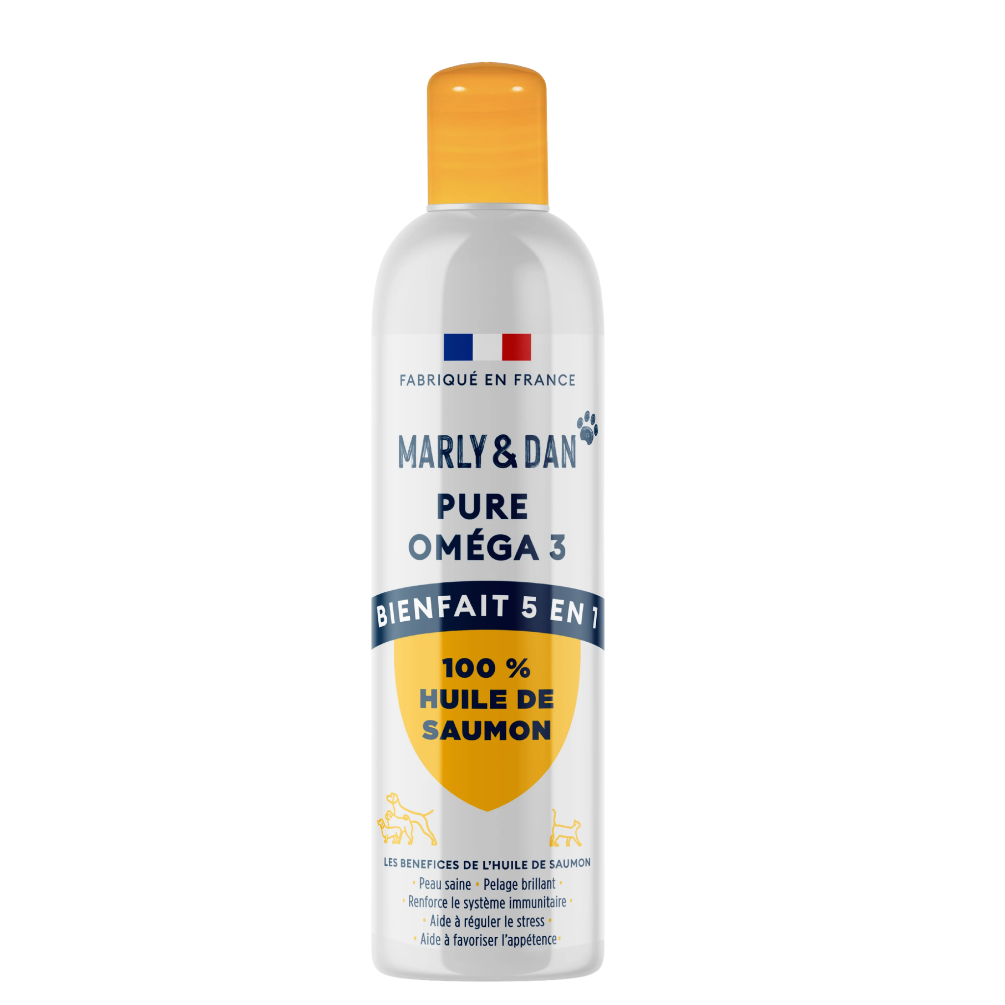 Huile de saumon marly & Dan - 250ML