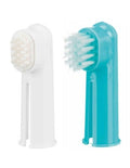 TRIXIE Set 2 Brosses à Dents Doigtier Chien et Chat
