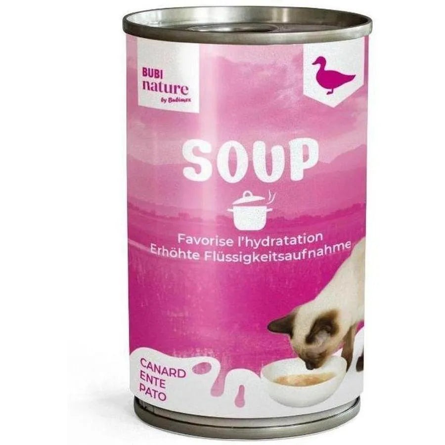 BUBI NATURE Soupe au Canard pour Chat 135g – Hydratation gourmande