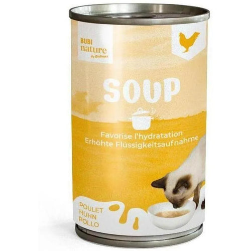 BUBI NATURE Soupe au Poulet 135g – Pâtée Humide Complémentaire pour Chat