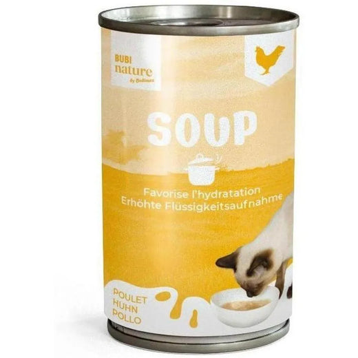 BUBI NATURE Soupe au Poulet 135g – Pâtée Humide Complémentaire pour Chat