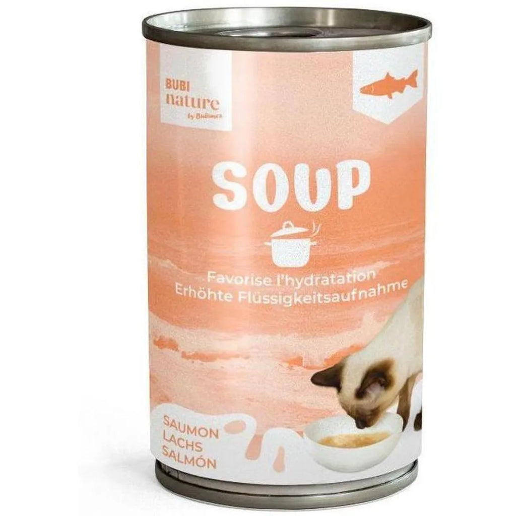 Soupe au saumon pour chat BUBI Nature – Hydratante & gourmande