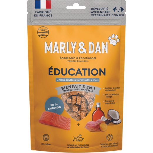 Tendres Bouchées Éducation – Saumon Sans Céréales (100 g)