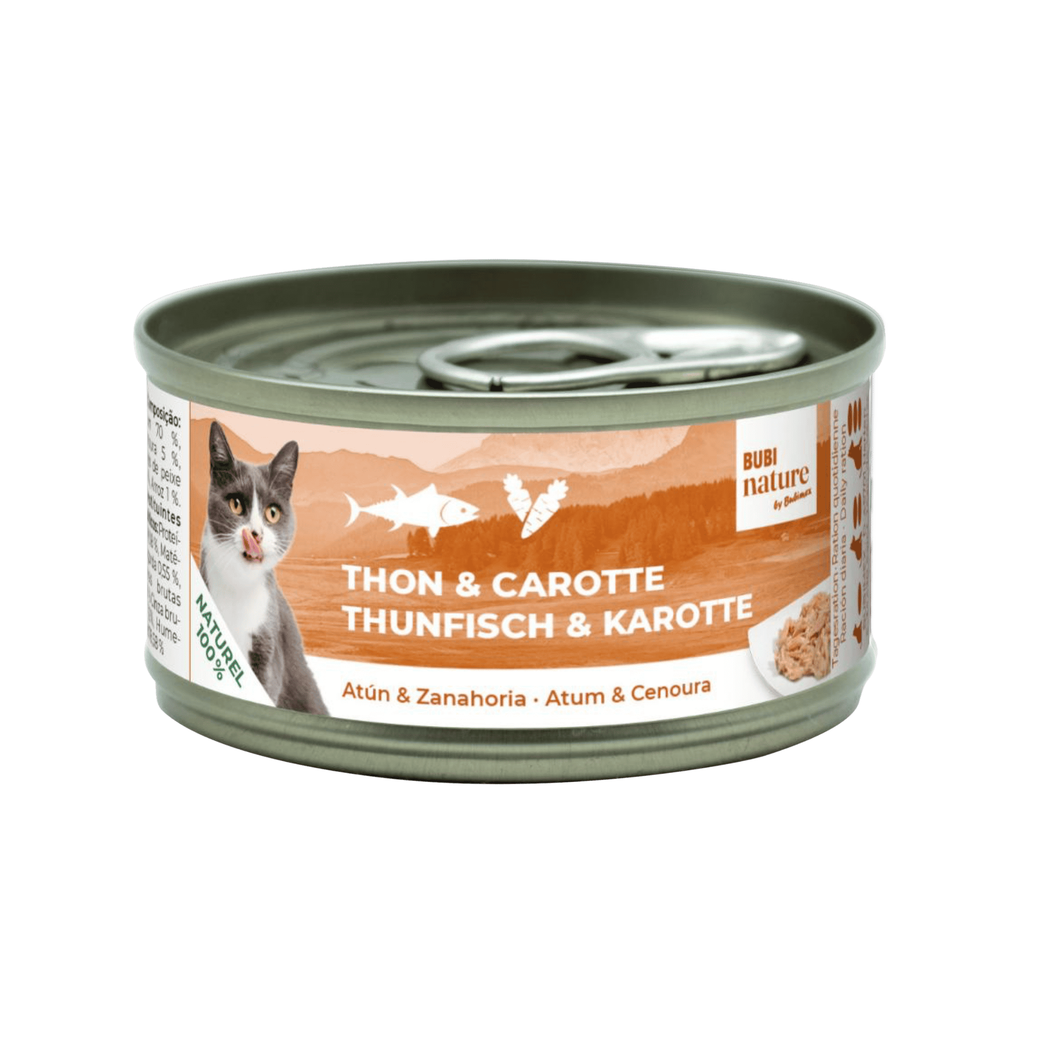 Bubi nature thon carotte -70G