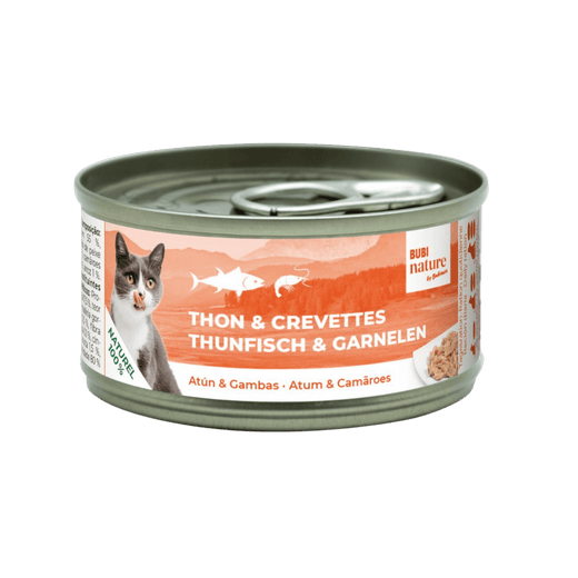 Bubi nature thon crevettes -70G