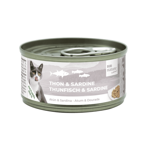 Bubi nature thon sardine -70G