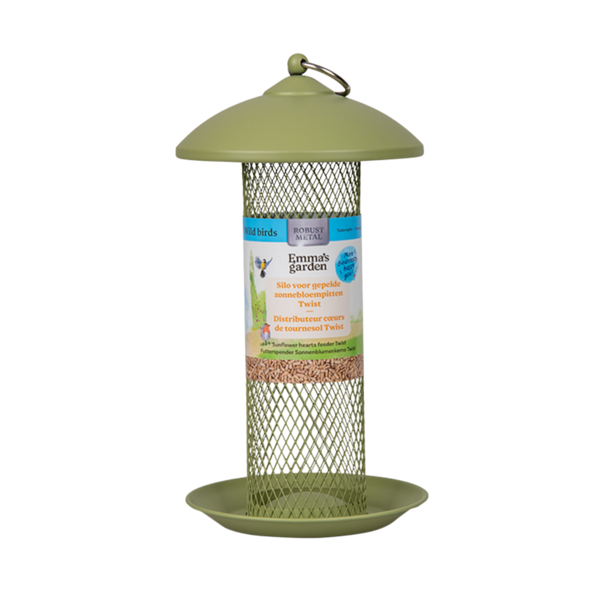 Distributeur Métal Coeurs de Tournesol