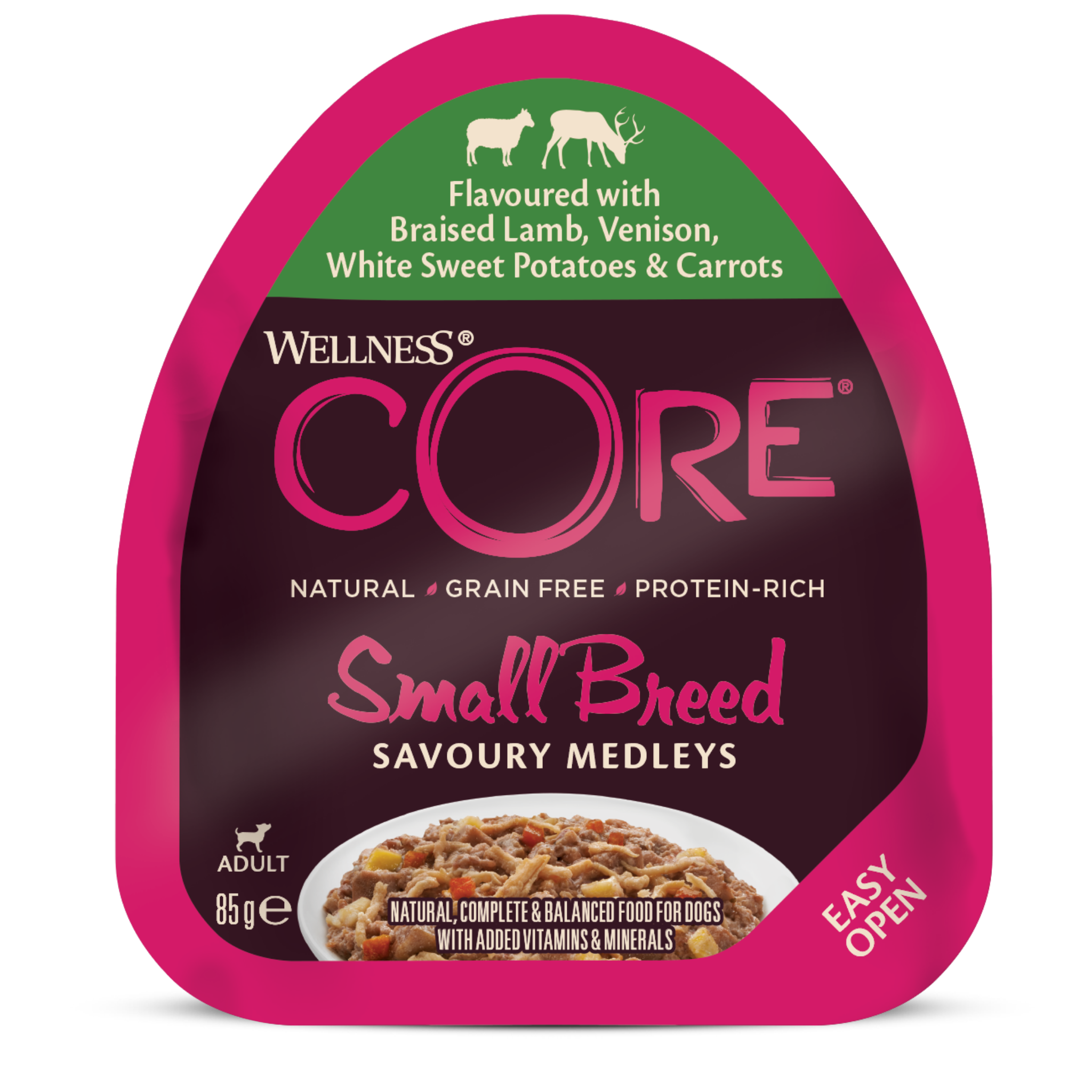 WellnessCore agneau cerf 85G