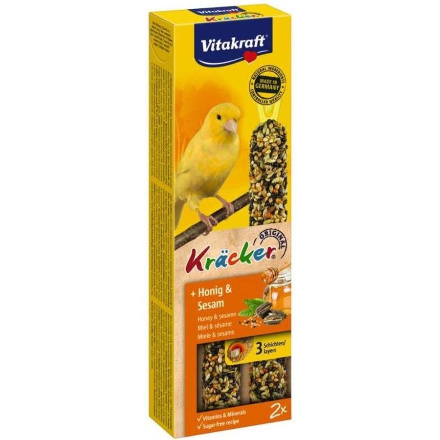 VITAKRAFT Kräcker Original Canari Miel & Sésame 10x2 pièces