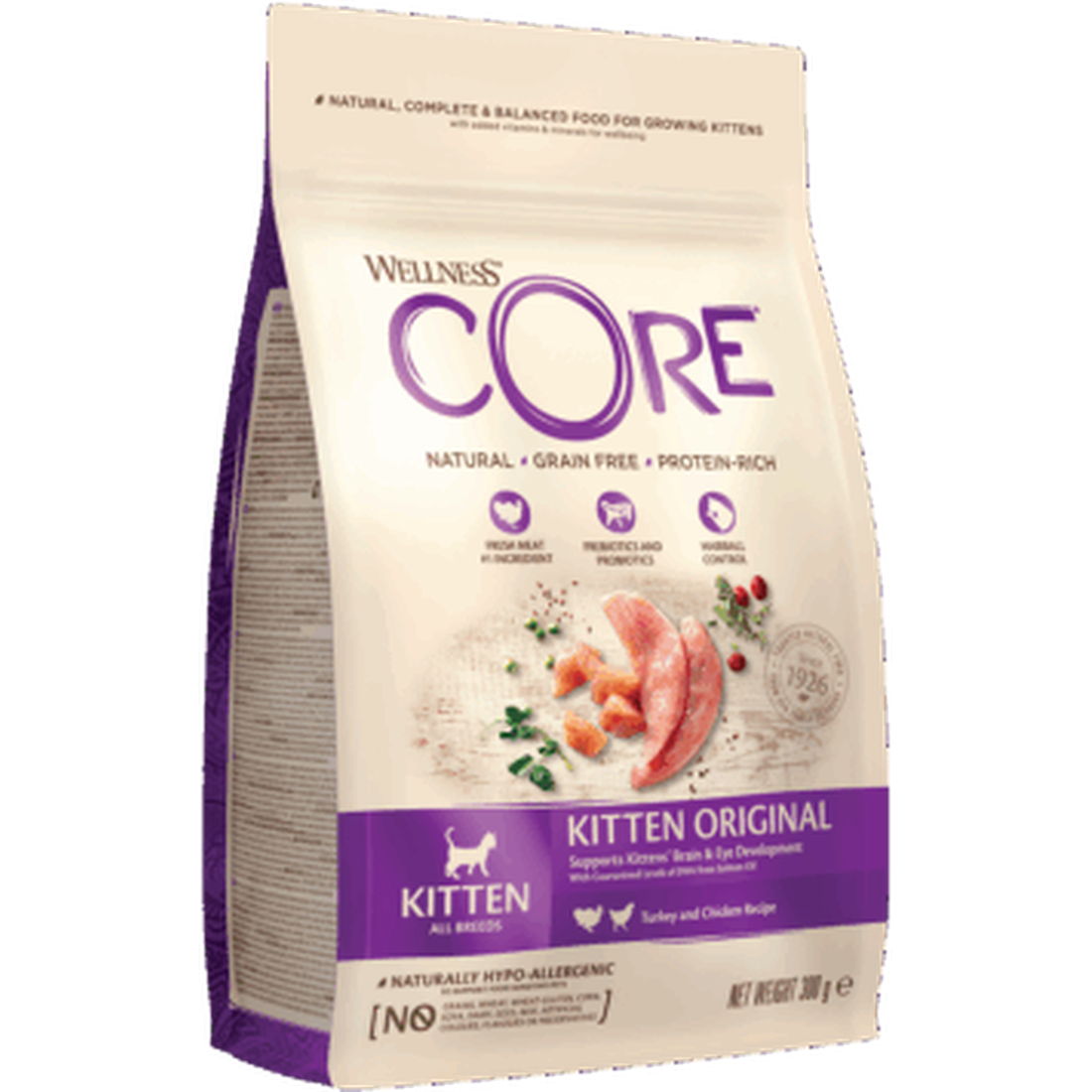 WELLNESS CORE Chaton Croquettes Dinde Poulet