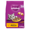 WHISKAS Croquettes au Poulet pour Chat Adulte 7 kg